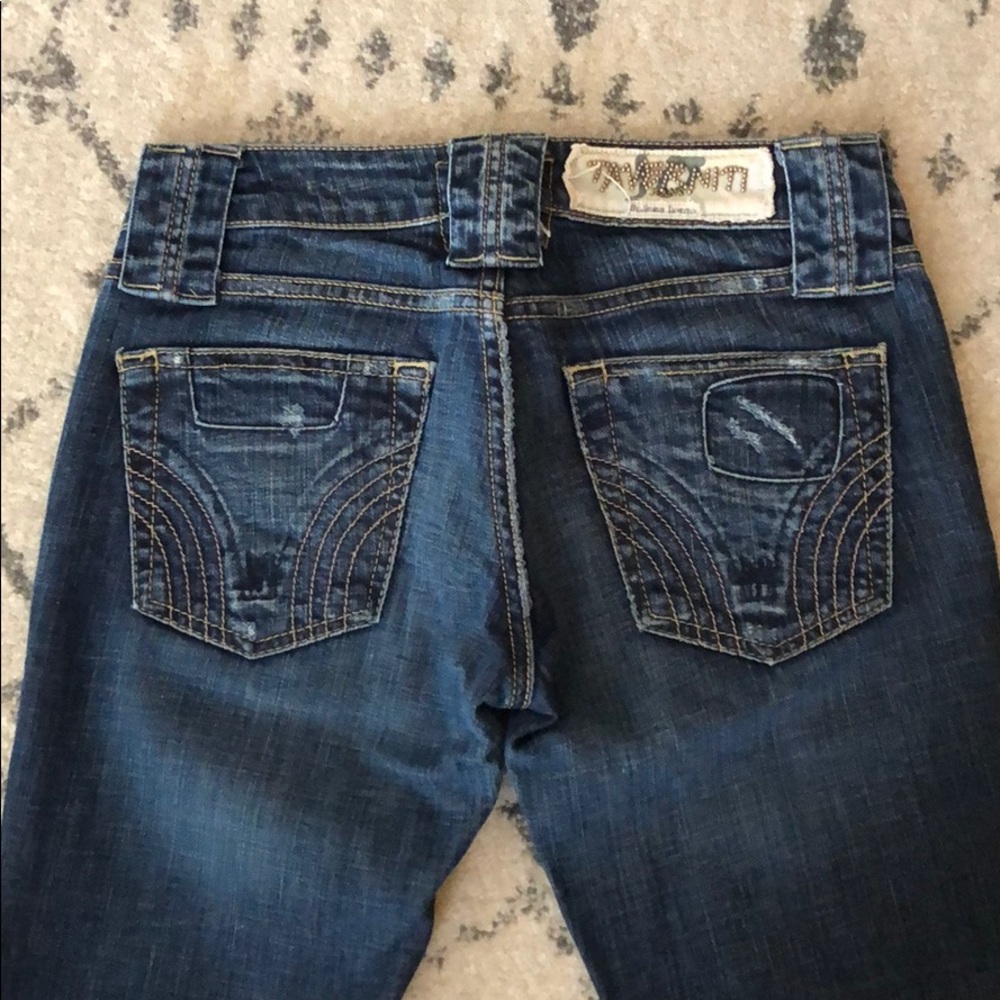 Taverniti dark blue jeans